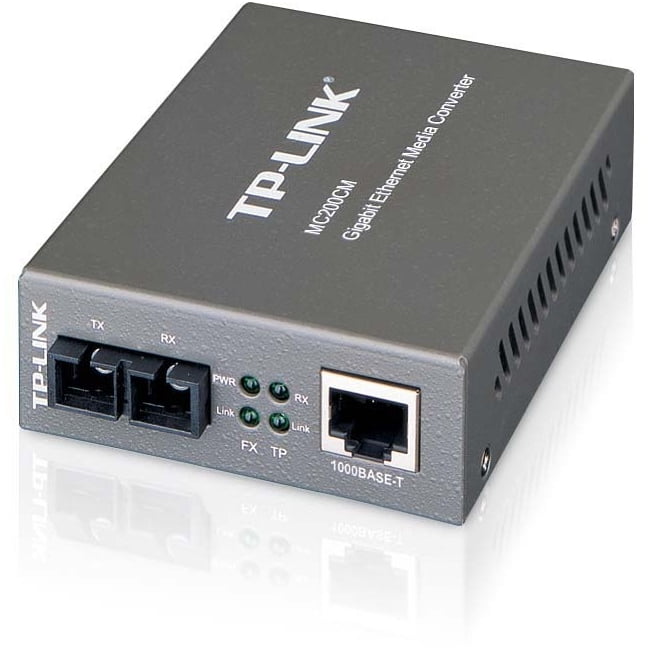Tp Link Mc0cm Gigabit Media Converter 1000mbps Rj45 To 1000m Multi Mode Sc Fiber Up To 550m 1800ft Chassis Mountable 1 X Network Rj 45 1000base T 1000base Fx External Walmart Com