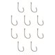 thumbnail image 1 of Sonducket 100 piezas Anzuelos de pesca Accesorios de anzuelos resistentes simples Colgadores de peces Anzuelo con lengüeta para en exteriores 4 #, 100 4 #, 100 piezas 10piezas Sonducket CBP441633, 1 of 5