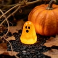 thumbnail image 6 of 50pcs Lighted Mini Ghost Halloween Figurine, Glowing Little Ghost Trinket for Tabletop, Mantel, Shelf, Entryway and Party Display, Cute Seasonal Accent for Spooky Home Decoration, H, 6 of 7
