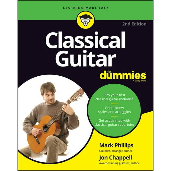 Classical Guitar for Dummies, (Paperback)