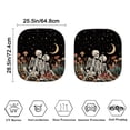 thumbnail image 3 of Yuyamidu Skull Car Windshield Shades for SUV Automobile Truck Mushroom Car Sun Shade Windshield Decor 2 Pieces Portable Car Shades for Front Windows, 3 of 5
