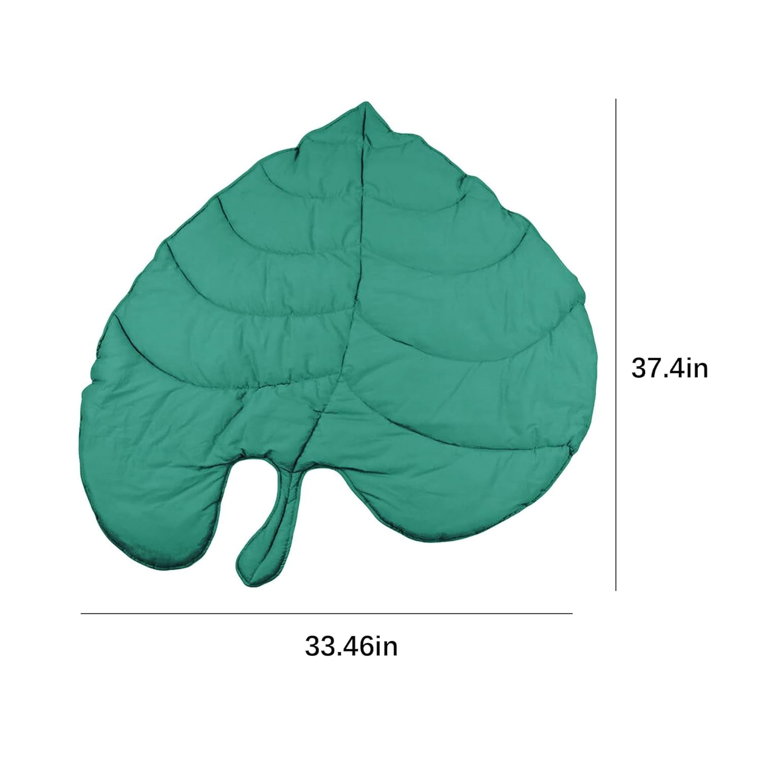 Heart-Shaped Leaf Tummy Time Baby Mat for Floor Play
