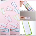 thumbnail image 2 of 54 Pcs Magnetic Dry Erase Labels Reusable Strips Classroom Name Tags Writable Blank Magnet Cards Erasable Fridge Memo, 2 of 5