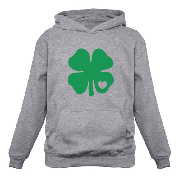 Tstars Womens Irish Shamrock Green Clover Heart Gift for St Patricks Day Shirts Gift for Her Irish Shirt Pride Proud Irish Women pretty Hoodies