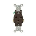 thumbnail image 1 of Leviton 05821-00S Réceptacle Simple de Qualité Commerciale Marron 20amp NEMA 6-20R, 1 of 2
