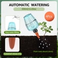 thumbnail image 4 of FUYGRCJ 4PCS Plant Self Watering Globes, Plastic Water Bulbs Top Fill, 11.8oz Plant Watering Devices System, Slow Release Water Spikes Stakes, 4 of 10