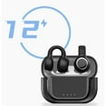 thumbnail image 5 of Bluetooth Earbuds, Hwkond Wireless Ear Clip Skeleton Conduction HeadphonesBluetooth 5.3 Waterproofs Open Ear HeadphonesApply For RunningSportsCyclingDriving, Black, Up to 60% Off, 5 of 8