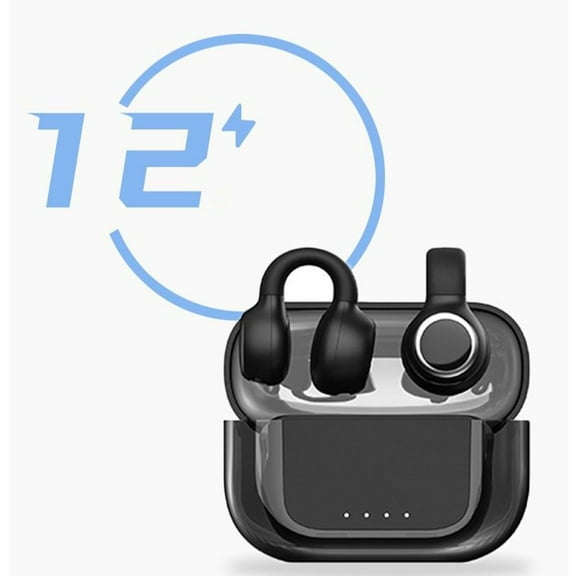 AZXY Bluetooth Earbuds Noise Cancelling,True Wireless Earbuds with Charging Case,Waterproof Ipx5 Open Ear Clip Headphones with Mic for Sleep Sports Running Cheap,Birthday Back To School Gifts