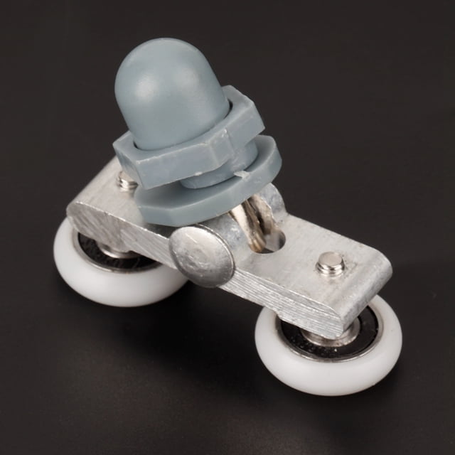 Quiet and Stable Door Roller Durable Double Sliding Roller Track Wheel for Sliding Glass Door Window and Bathroom Door Made of Material with Fire and Proof