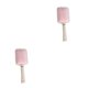 thumbnail image 1 of Qarigey Cepillo de pelo Cojín de color perla Peine Peluquería Peines multifuncionales Regalo de las mujeres del hogar Accesorios de peluquero perlas de color rosa 2piezas, 1 of 6
