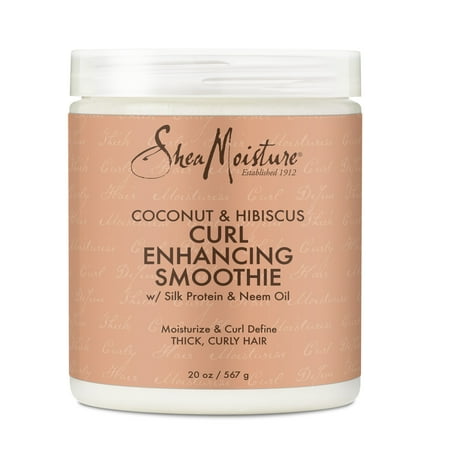 SheaMoisture Coconut and Hibiscus Smoothie Curl Enhancing Cream, 12 oz