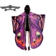 thumbnail image 1 of ITFABS Châle Papillon pour Femmes avec Couleur Vive, Sangle de Main Réglable, 1 of 1