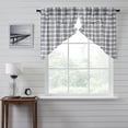 thumbnail image 2 of VHC Brands, Sawyer Mill Plaid Prairie Swag, Black, 36x36x18, Set of 2, 2 of 5