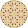 thumbnail image 1 of Ahgly Company Machine Washable Indoor Round Transitional Golden Blonde Gold Area Rugs, 4' Round, 1 of 7