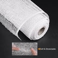 thumbnail image 3 of Unique Bargains PP Burlap Mesh 10' x 5 Yards Decorative Wrapping Ribbon, White 1 Roll, 3 of 5
