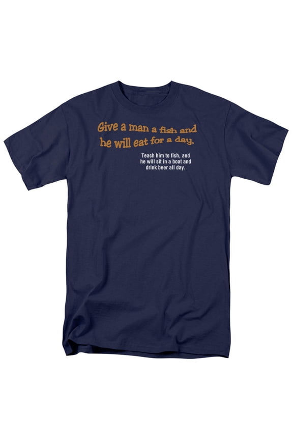 - Give A Man A Fish - Short Sleeve Shirt - XXXX-Large