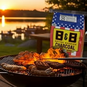 B&B Charcoal Competition Oak Charcoal Briquets 17.6 Pound