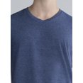 thumbnail image 4 of George Men's and Big Men's Lightweight V-Neck Tee with Short Sleeves, Sizes XS-3XL, 4 of 5