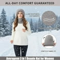 thumbnail image 2 of 3 in 1 Beanie Hat for Women, Beanie Mask, & Scarf in One, Cold Resistant Hats, Windproof Warm Snow Cap, 2 of 8