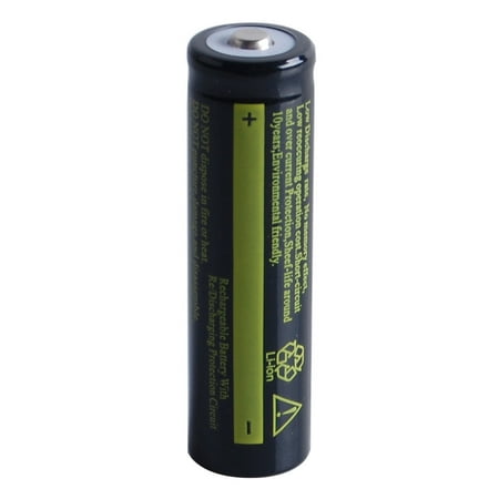 Battery Block - 3.7 V 18650 4200 mAh Li-ion Rechargeable Battery for Flashlight Torch Black 1 Pcs