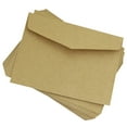 thumbnail image 1 of OULII 100pcs Small Brown Envelopes Kraft Paper Rectangular Information Protection, 1 of 8