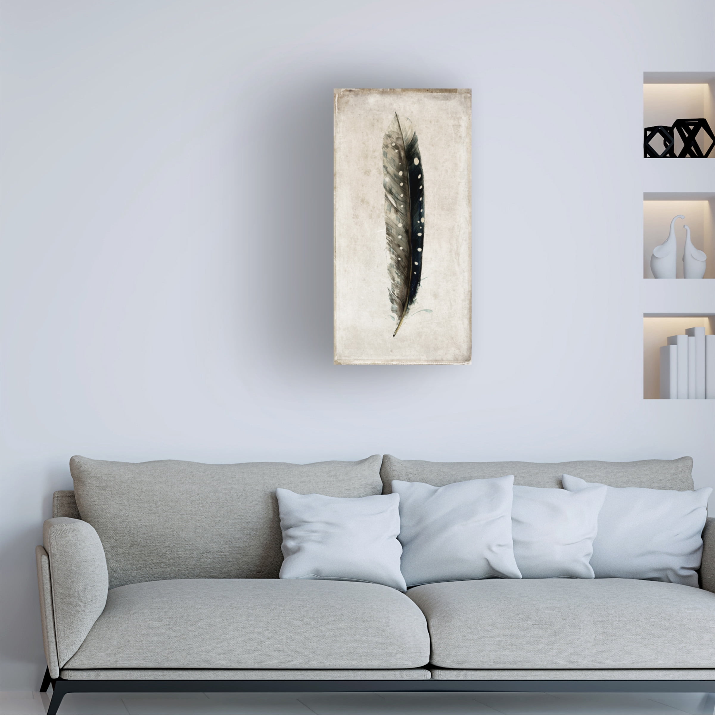 Symposium Design 'Feather 2' Canvas Art