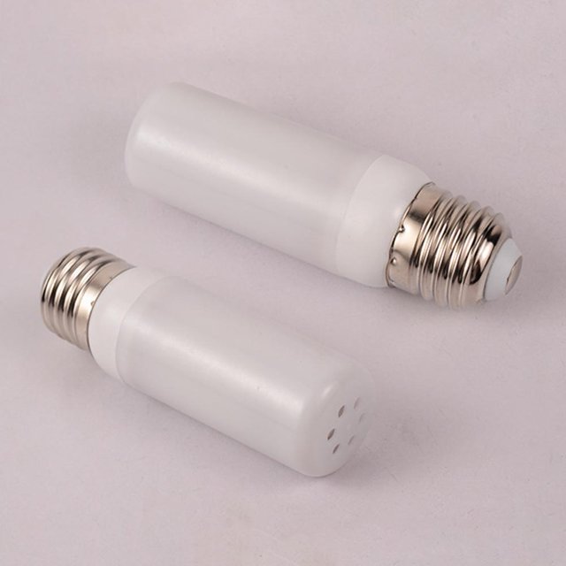 Lámpara Luces de bombilla de llama LED Simulación de atmósfera de llama parpadeante (Rojo) JShteea Para estrenar