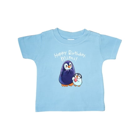 

Inktastic Happy Birthday Mimi!- Cute Penguins Gift Baby Boy or Baby Girl T-Shirt