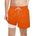 thumbnail image 4 of Boys Swim Trunks With Prints Beach Shorts For Kids Summer Pool Party Water Play 5, 4 of 4