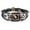 Aries, variant on Zodiac Sign Bracelet for Women Men 12 Constellation Stainless Steel Bead Multi Layer Braided Adjustable Astrology Horoscope Couple Matching Personalized Gift Jewelry Black Taurus