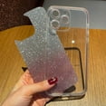 thumbnail image 5 of Glitter Case for iPhone 14 Pro Max Hard PC Anti-Scratch Anti-Fall Soft TPU Bumper Shockproof Full Camera Lens Protective Slim Luxury Bling Cover for Women Girls - Pink, 5 of 13