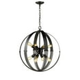 thumbnail image 1 of Golden Lighting 7001-8P ABZ 8-Light Pendant with Aged Bronze, 1 of 6