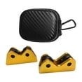 thumbnail image 1 of Siruishop 2 Pieces Billiard Cue Straightness Checker Compact Lightweight Inspect Tools Gold, 1 of 8