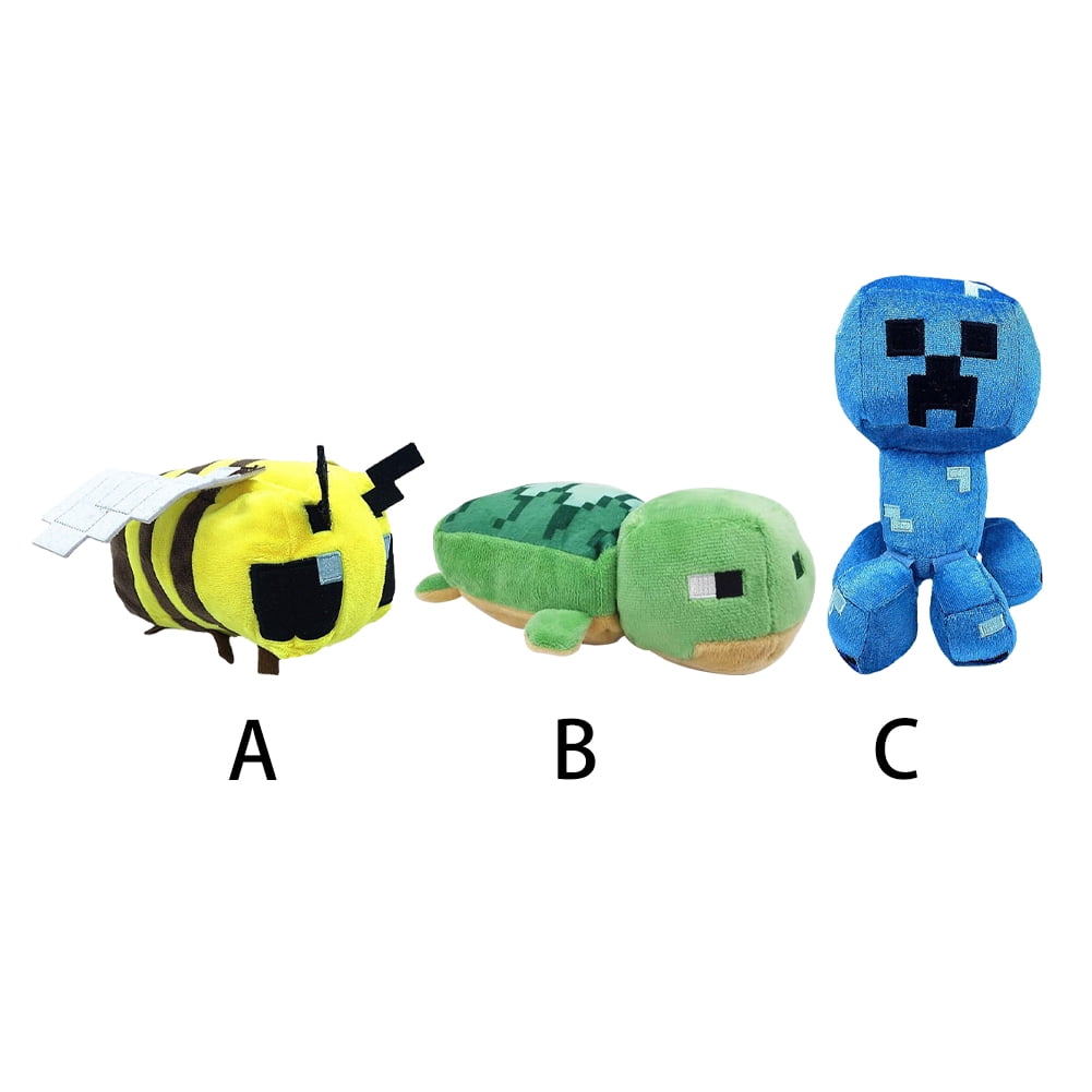 Minecraft Happy Explorer Blue Creeper Plush Toy 8 27inch L Walmart Com
