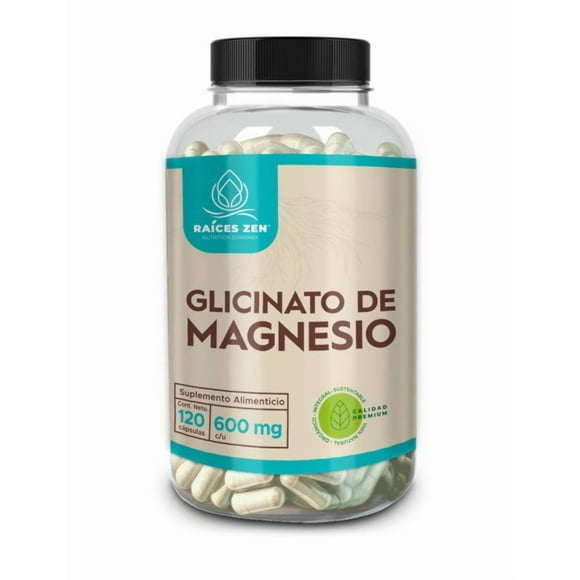 Glicinato de Magnesio Raíces Zen 120 Cápsulas