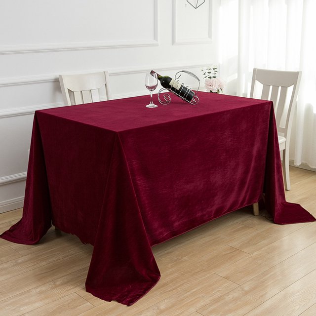 Gold Cloth Tablecloth Fabric Flannel Sign-in Tablecloth Stall Tablecloth Conference and Exhibition Flannel Tablecloth Thickened Tailstock