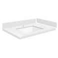 thumbnail image 7 of Transolid Vt25.5X22-1Ku-1 Silestone 26" Quartz Vanity Top - Stellar Snow, 7 of 7