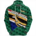 thumbnail image 3 of Sudadera con capucha con la bandera de Sudáfrica impresa en 3D para hombre, jersey con estampado de emblema nacional, sudaderas casuales unisex holgadas para la calle, 3 of 5