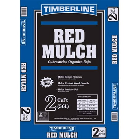 Greenscape Soil Color-Enhanced Hardwood Mulch, Red, 2 Cu. Ft.
