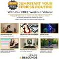 LEAPS & REBOUNDS 40" Mini Fitness Trampoline & Rebounder for Adults