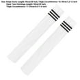 thumbnail image 6 of Doomiva 1 Pair Men Over Knee Thigh Socks Sport Long Tube Socks Cotton Socks Casual High Stockings White&Black Stripe One Size, 6 of 6