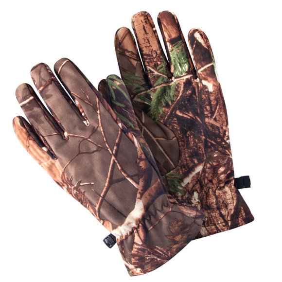 1 Pair Gloves Winter Outdoor Windproof Warm Waterproof Camo Gloves Hunting Gloves for Male Skiing Cycling