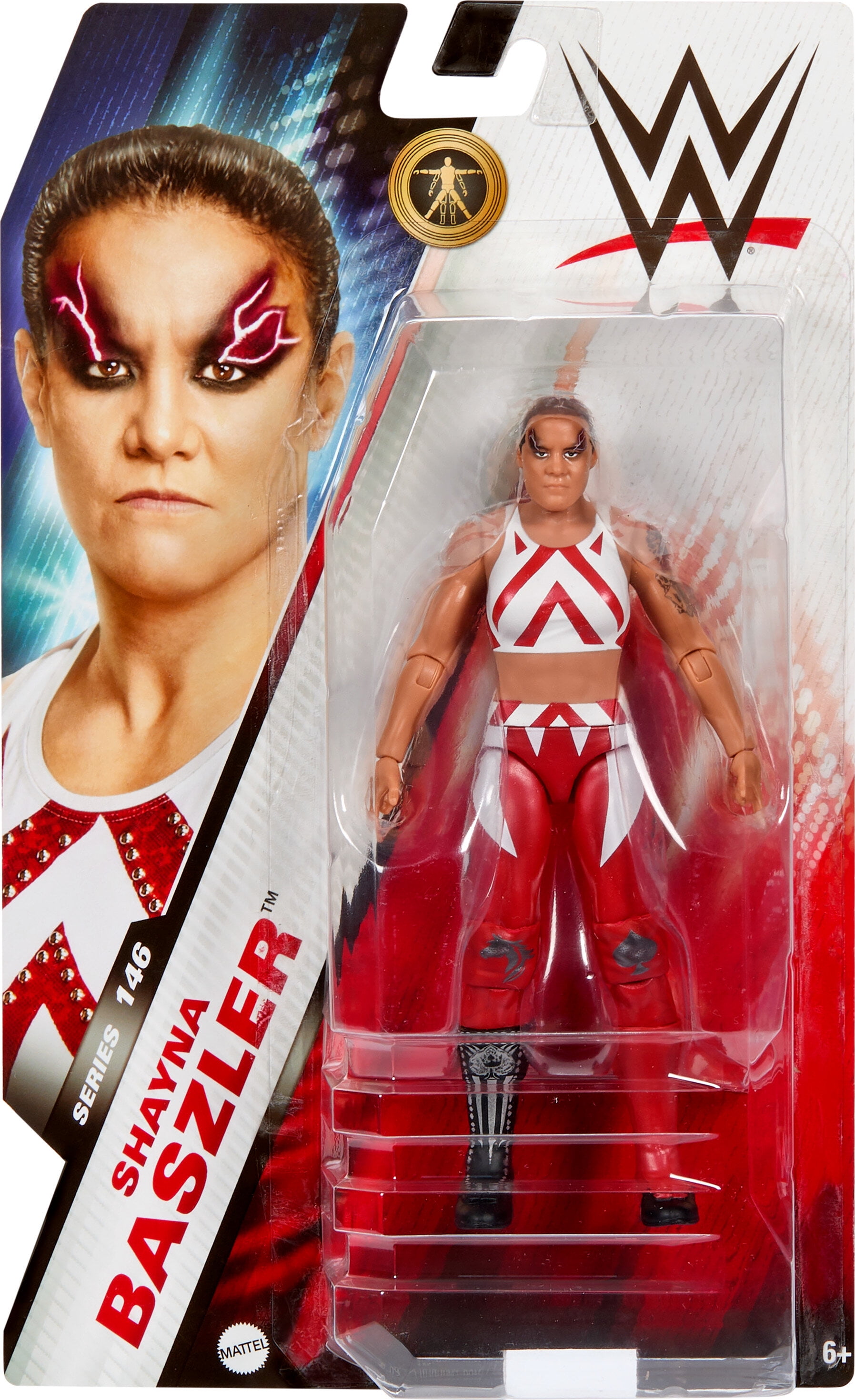 WWE Shayna Baszler Action Figure, 6-inch Collectible Superstar with Articulation & Life-Like Look