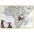 thumbnail image 2 of Coronelli, Vincenzo 14x11 Black Modern Framed Museum Art Print Titled - Africa, 2 of 4