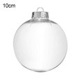 thumbnail image 2 of Transparent Plastic Ball Baubles Christmas Tree Hanging Ornament DIY Decoration, 2 of 9