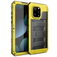 thumbnail image 4 of SaniMore Case for iPhone 14 Pro Max, Heavy Duty Protection IP68 Waterproof [Screen Protector] Shockproof Support Wireless Charging Hybidrd Silicone Metal Miliary-Grade Drop-resistant Shell, Yellow, 4 of 8