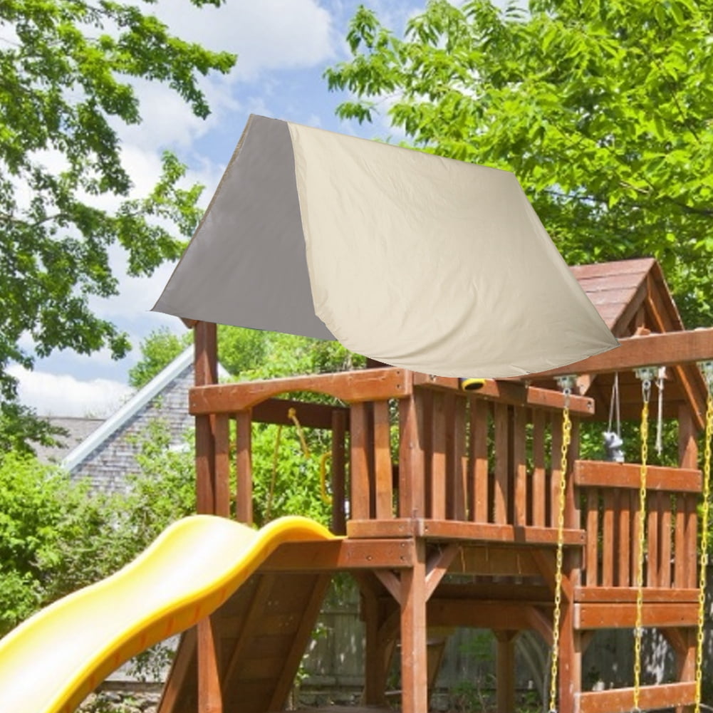 Waterproof Shade Canopy Cover Dustproof Tarp Roof Playground UV Protector 