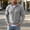 #430-Gray, variant on Men's Waffle Knit Quarter Zip Pullover Long Sleeve Raglan Mock Neck Color Block Casual Sweatshirt Gift