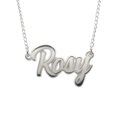 thumbnail image 1 of Collar con dije de nombre Rosy ZAB DE MEXICO RECONOCIMIENTOS En Plata ley .925, 1 of 4