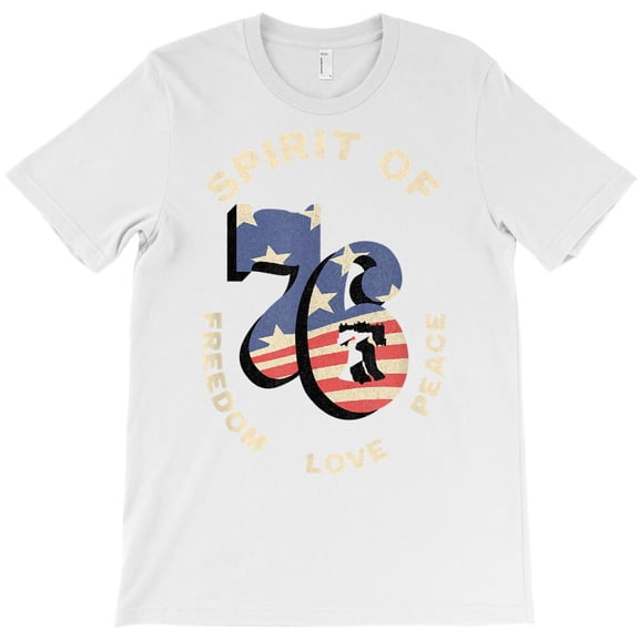 The Spirit Of '76 Patriotic Vintage Retro, Historical G21804 Unisex T-Shirt, Up to Size 5XL